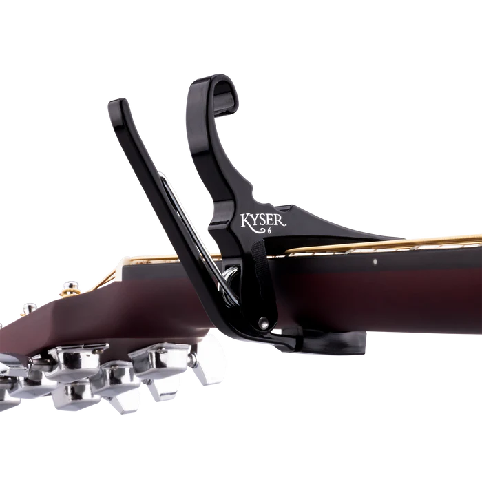 Kyser Black Capo for Acoustic Guitars & Electric Guitars