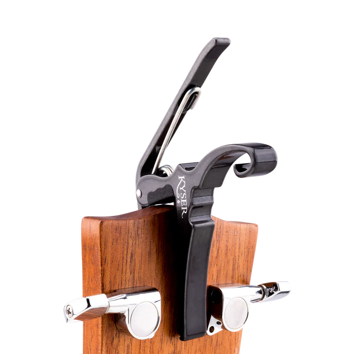 Kyser Black Chrome Capo for Acoustic Guitars & Electric Guitars