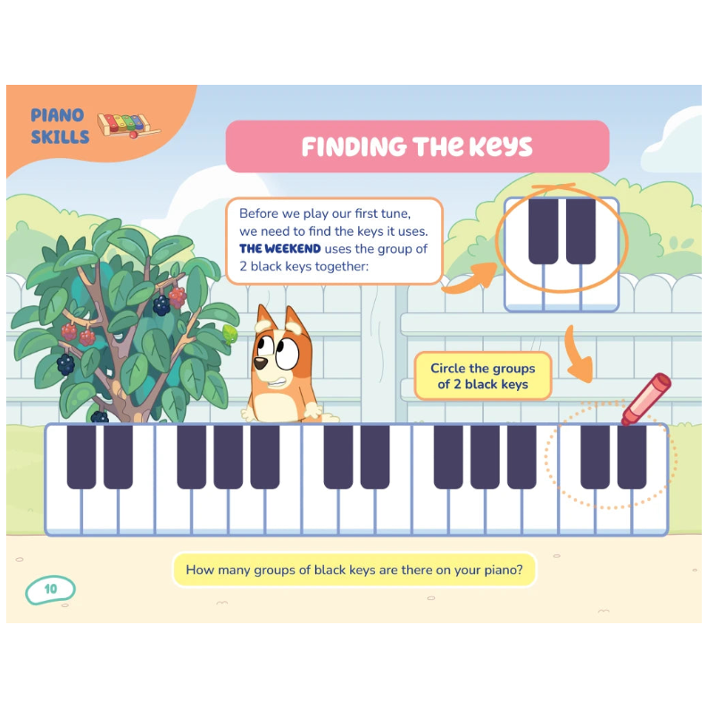 Bluey First Ever Piano Book