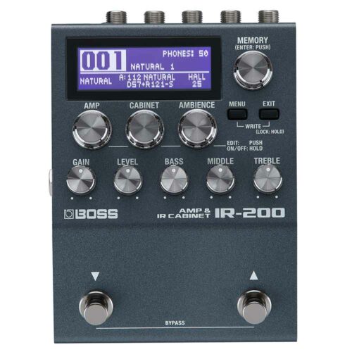 Boss IR-200 – Amp and IR Cabinet Pedal