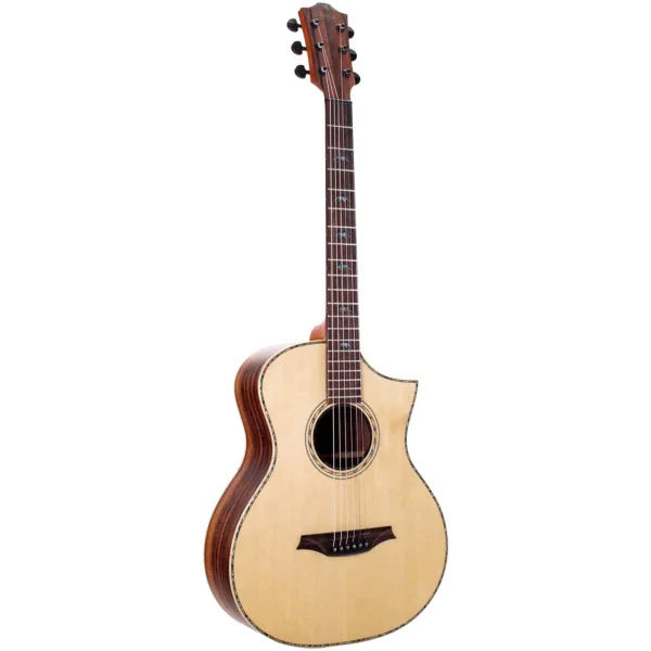 Mt. Bromo Acoustic/Electric Guitar (Solid Top, Back & Sides) with Gig Bag