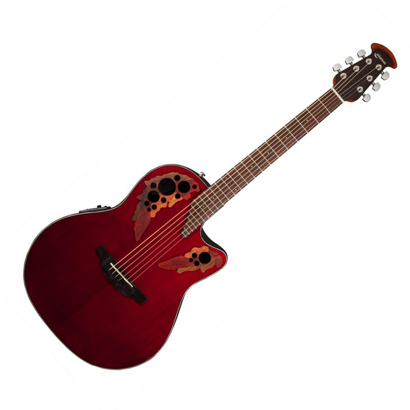 Ovation Celebrity Elite Ruby Red Mid