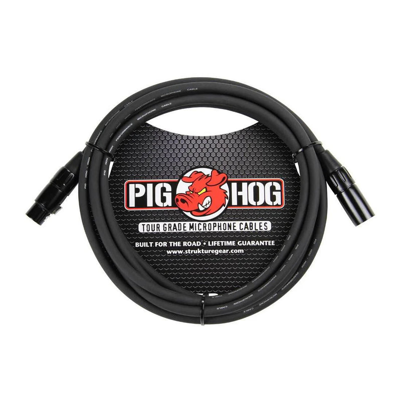 Pig Hog High Quality XLR Microphone Cable – 15ft / 4.5m
