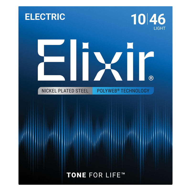 Elixir Polyweb Electric Guitar Strings 10-46 Light