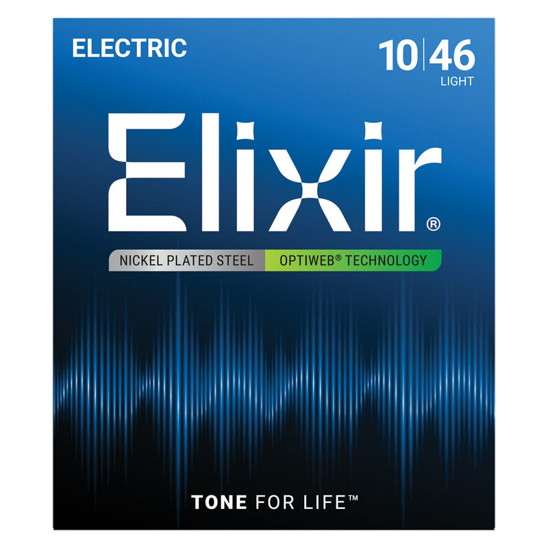 Elixir Optiweb Electric Guitar Strings – Light 10-46
