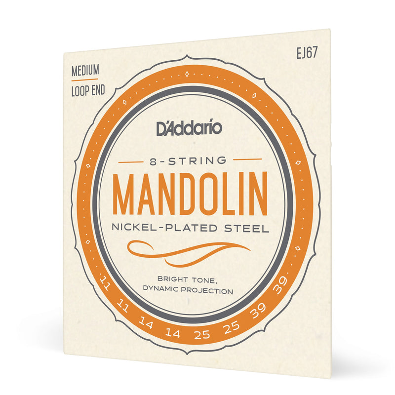 D'Addario Nickel Mandolin Strings (Loop End)