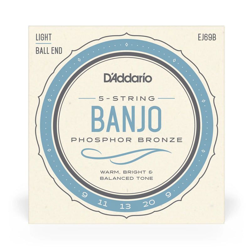Banjo 5-String Set – Phosphor Bronze Light Ball End