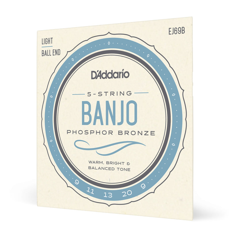Banjo 5-String Set – Phosphor Bronze Light Ball End