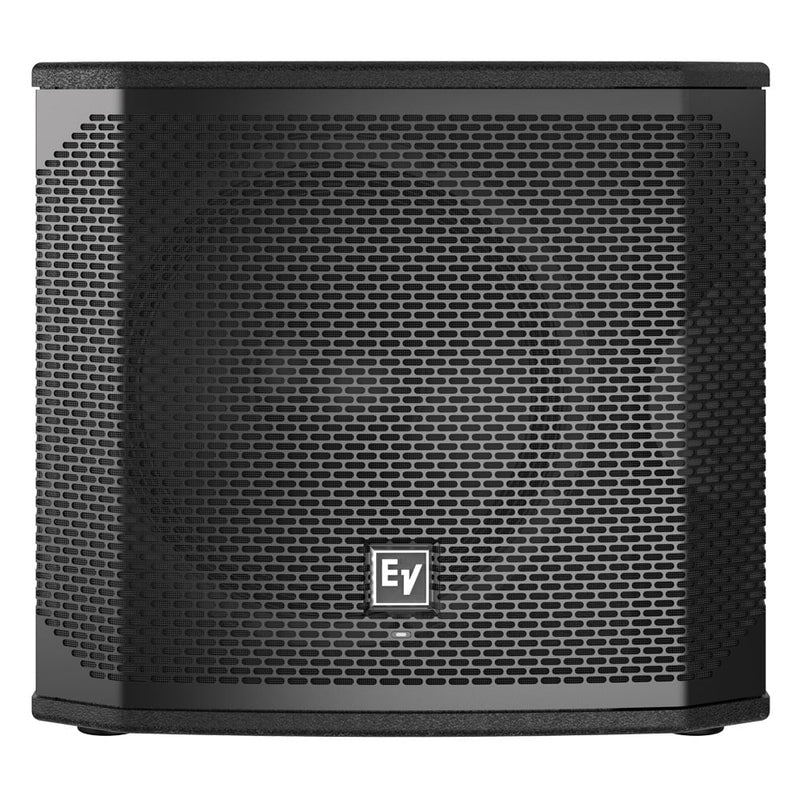 Powered Portable Subwoofer – 12" LF, 1200W Class-D Amp with QuickSmart DSP (Black)