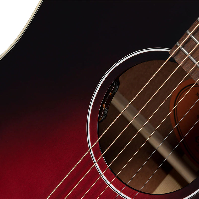 Epiphone Slash J45 Acoustic Electric Guitar - Vermillion Burst with Hard Case