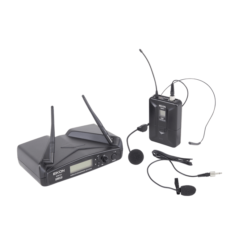 Eikon WM700HA Belt-Pack with Headset & Lapel Wireless System 516-562Mhz
