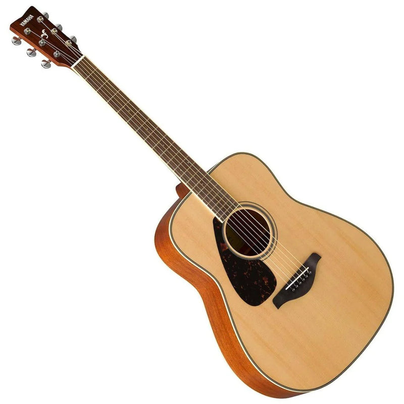 Yamaha FG820L Solid Top Left-Handed Dreadnought Acoustic Guitar - Natural