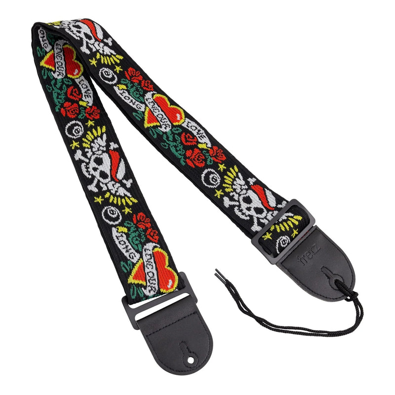 Fretz 2 Inch Woven Jacquard Guitar Strap - HEAPS OF STYLES!