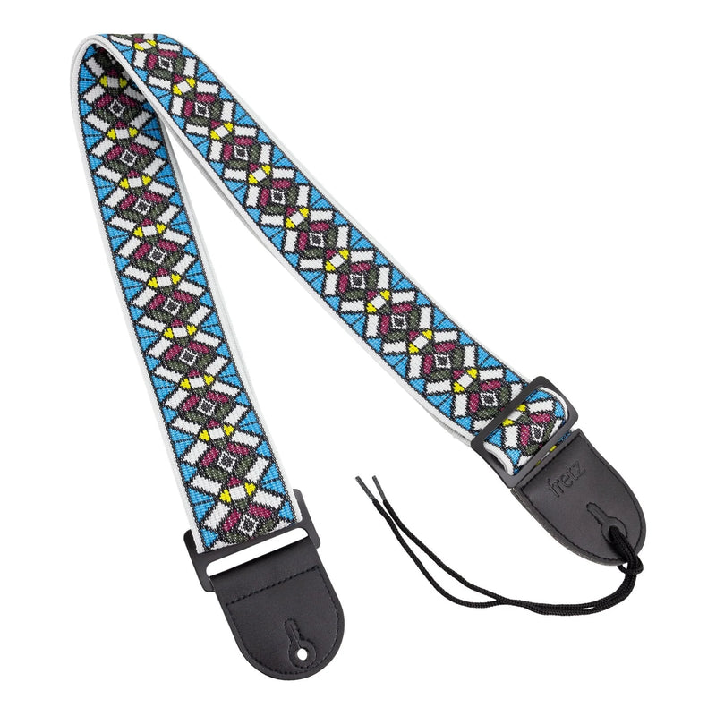 Fretz 2 Inch Woven Jacquard Guitar Strap - HEAPS OF STYLES!