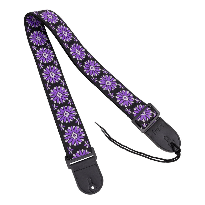 Fretz 2 Inch Woven Jacquard Guitar Strap - HEAPS OF STYLES!