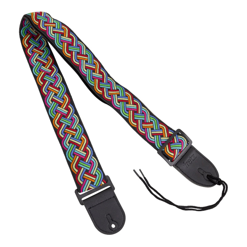 Fretz 2 Inch Woven Jacquard Guitar Strap - HEAPS OF STYLES!