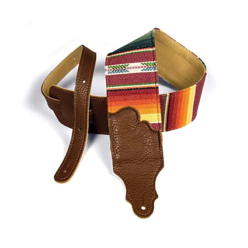 Franklin 3 inch Saddle Blanket Strap with Caramel Glove Leather Ends