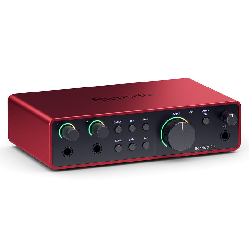 Focusrite Scarlett 2i2 4th Gen USB Audio Interface
