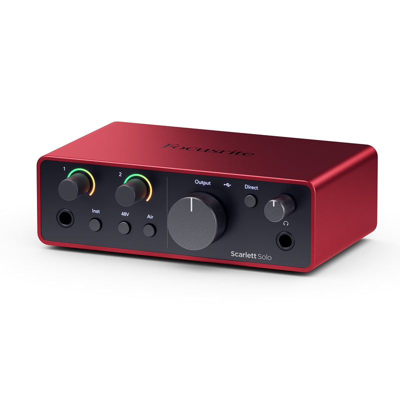 Focusrite Scarlett Solo Studio 4th Gen Complete Recording Pack