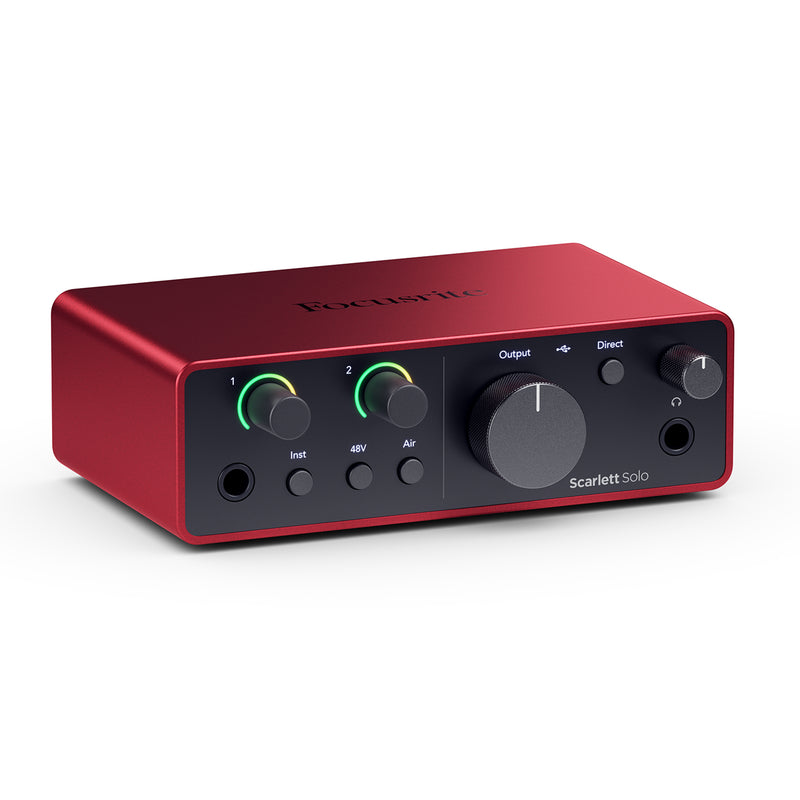 Focusrite Scarlett Solo Studio 4th Gen Complete Recording Pack