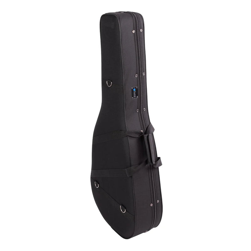 Classical 3/4 Size Polyfoam Guitar Case – Fully Lined, Backpack Straps, Black