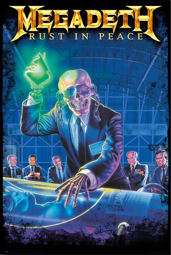 Megadeth Rust In Peace Album Cover - Poster