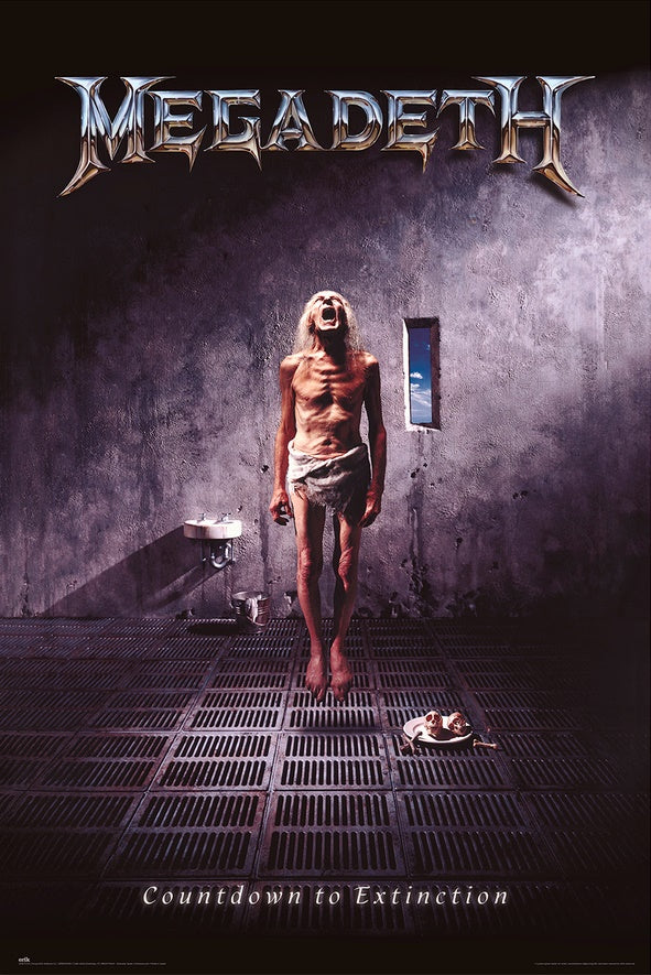 Megadeth Countdown to Extinction Album Cover - Poster