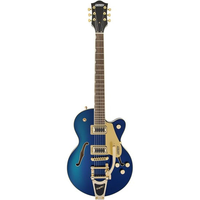 G5655TG Electromatic Center Block Jr. Single-Cut with Bigsby and Gold Hardware - Azure Metallic