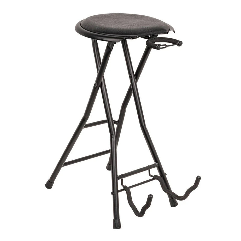Xtreme Guitarist Stool w/ Built-in Guitar Stand