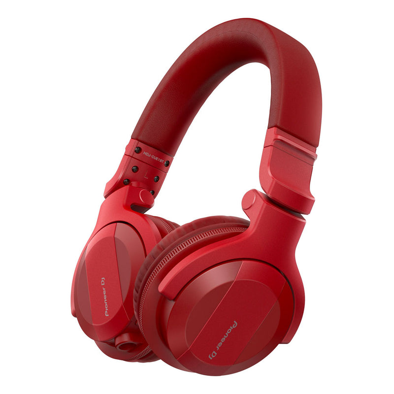 Pioneer DJ HDJ-CUE1 Entry Level Red DJ Headphones with Bluetooth