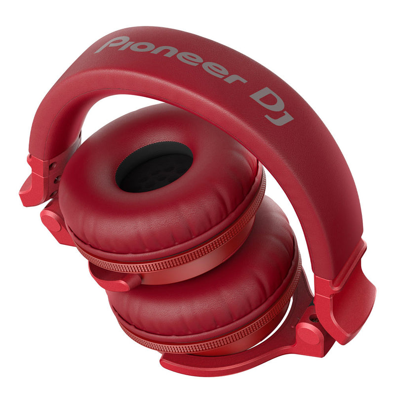Pioneer DJ HDJ-CUE1 Entry Level Red DJ Headphones with Bluetooth