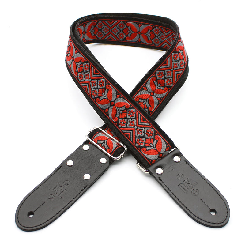 DSL 2-Inch Jacquard Webbing Guitar Strap - HEAPS OF STYLES!