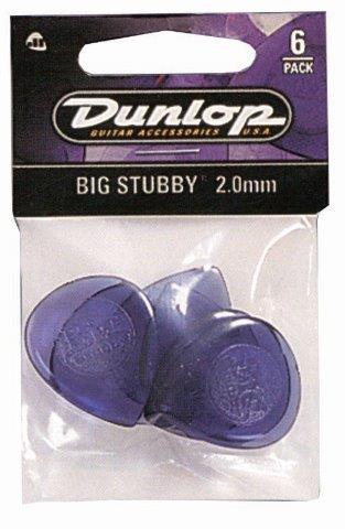 Dunlop 2.0mm Big Stubby Pick Player Pack (6 Picks)