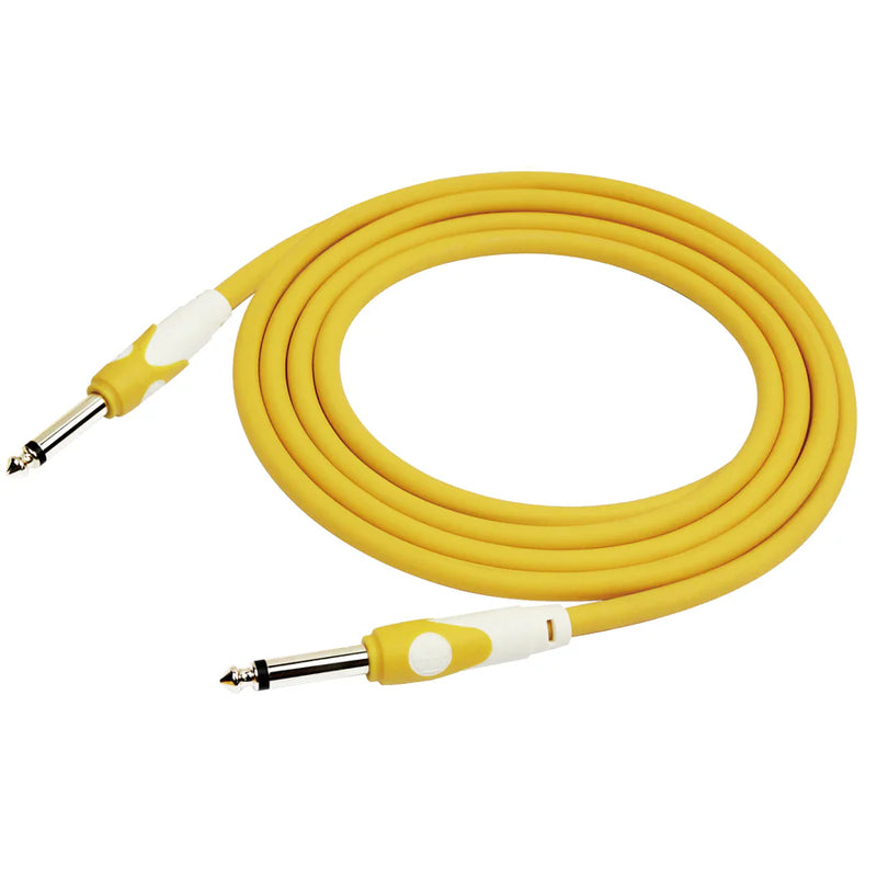 Kirlin 20ft / 7.5m Guitar Cable - Yellow