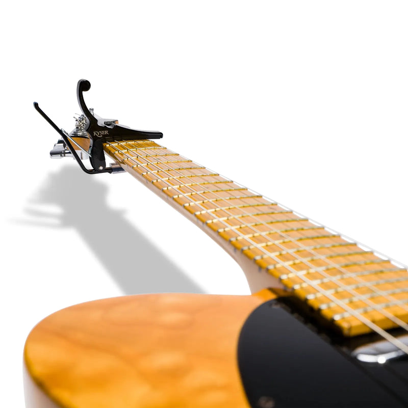 Kyser Quick-Change Guitar Capo for Electric Guitars - Black