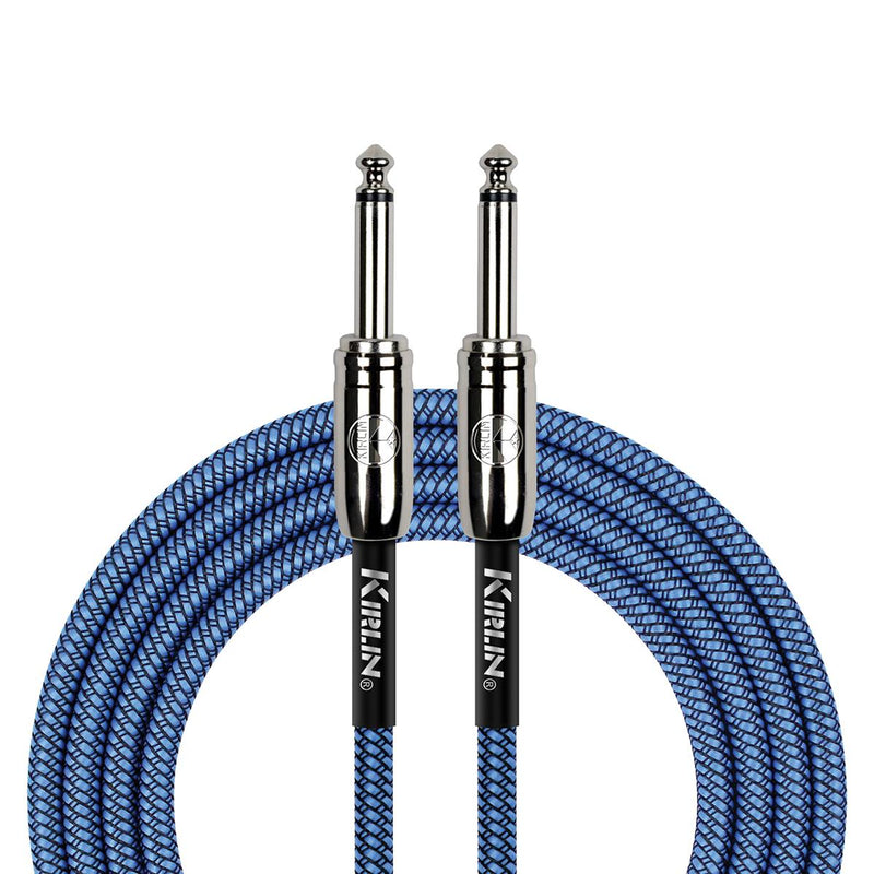 Kirlin 20ft/7.5m Woven Instrument Cable (Various Colours)