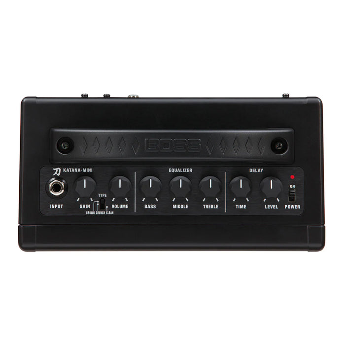 Boss Katana Mini Battery-Powered Guitar Amplifier Combo 4" 7W