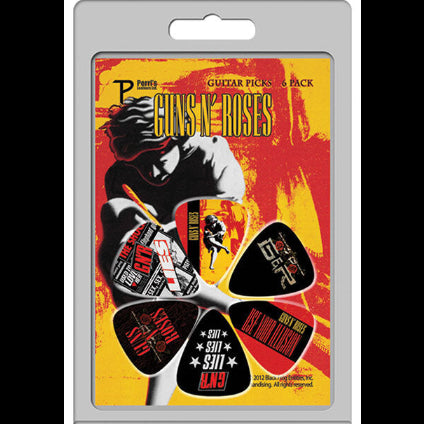 6-Pack Guns N Roses Licensed Guitar Picks