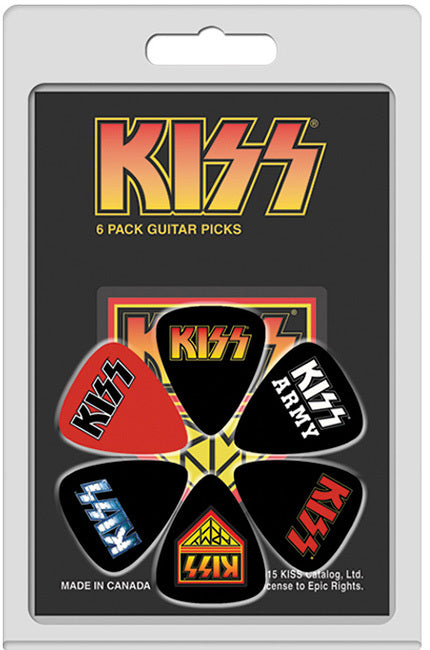 Perris KISS Licensed Guitar Picks - 6 Pack