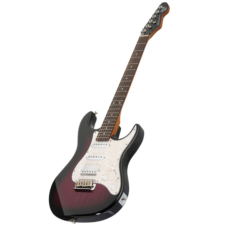 Levinson Sceptre Ventana Deluxe HSS - Misty Violet w/ Laurel Fretboard