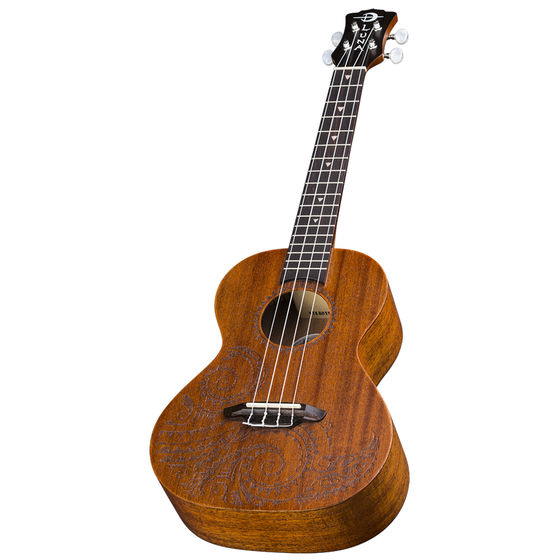 Luna Uke Tattoo Tenor - Mahogany