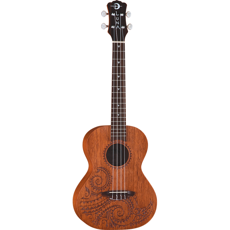 Luna Uke Tattoo Tenor - Mahogany