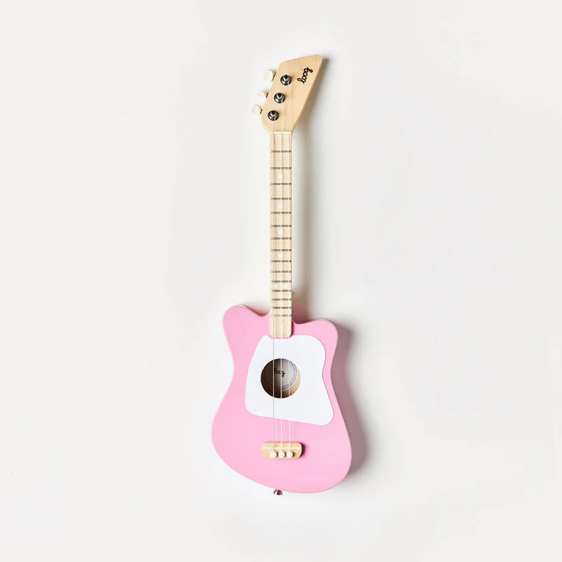Loog Mini Acoustic 3-String Guitar - Pink (Ages 6+)