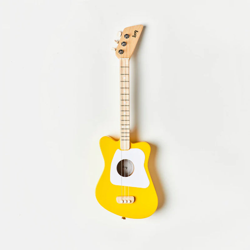 Loog Mini Acoustic 3-String Guitar - Yellow (Ages 6+)