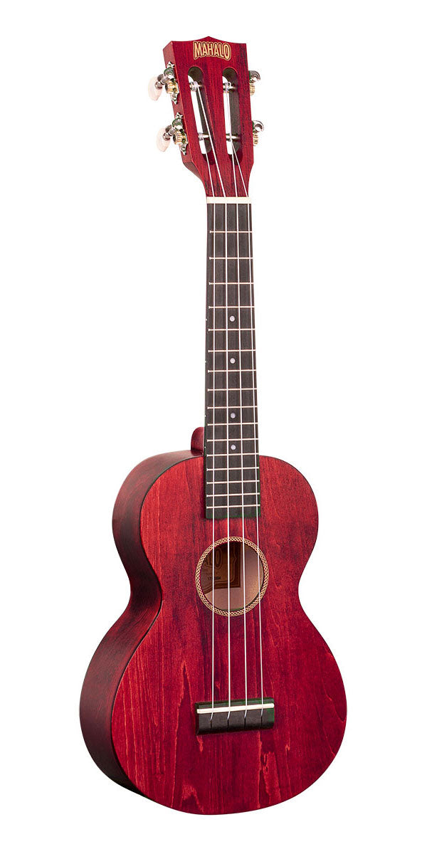 Mahalo I Series Concert Uke Cherry Red