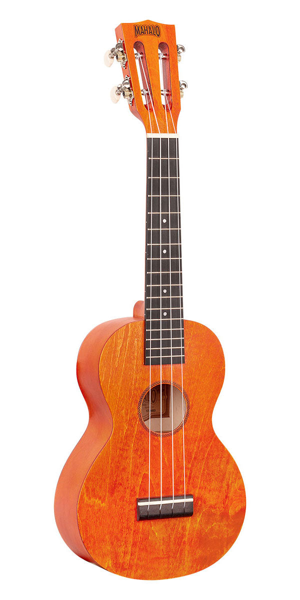Mahalo I Series Concert Uke Orange Sunset
