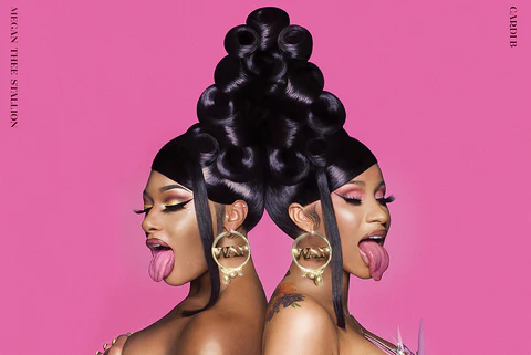 Cardi B Megan the Stallion WAP Album Cover - Poster