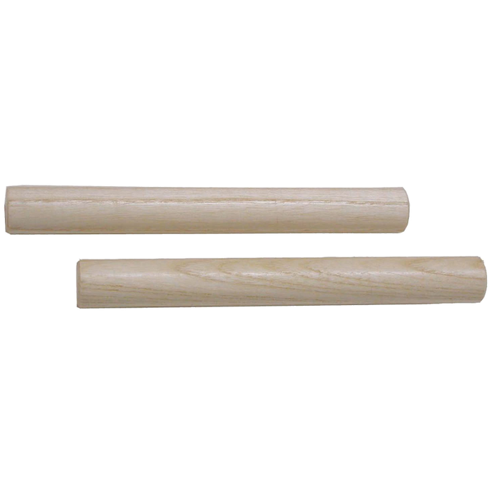 Mano Percussion - ED194 Wooden Round Claves 7" Pair