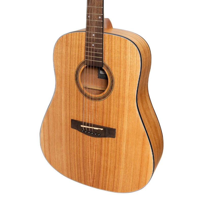 Martinez Dreadnought Acoustic Guitar - Mindi Wood
