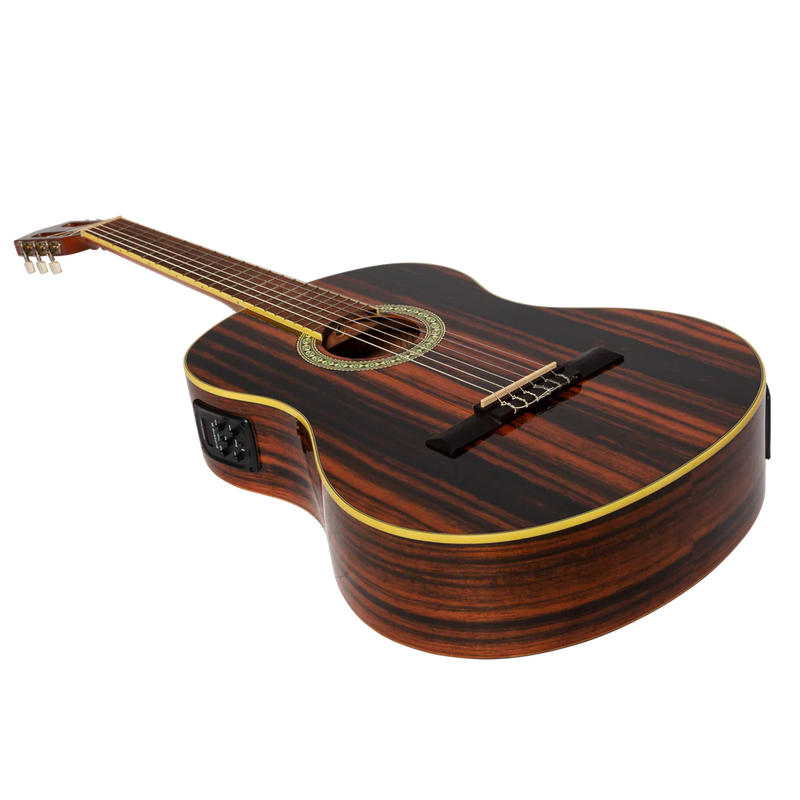 Martinez Gloss 4/4 Classical Guitar with Pickup & Tuner